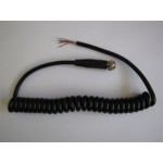 Codan 9323/9360/9390 Mic Curly Cord with plug